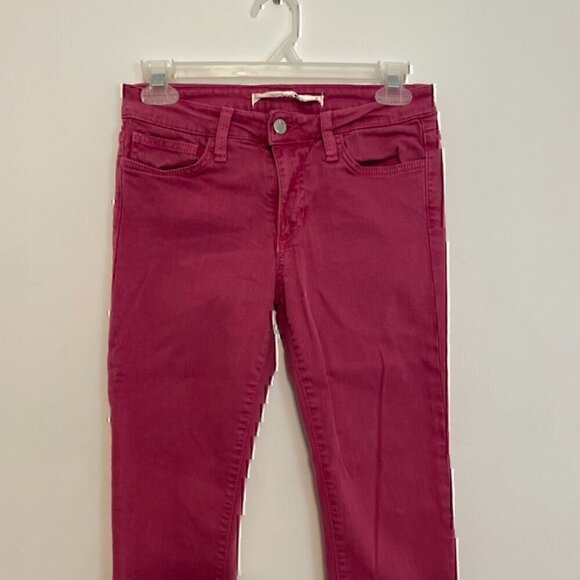 JOE'S JEANS JOES JEANS the Skinny Solid Magenta Pink Lyocell Cotton Jeans W26 26 - Picture 4 of 13
